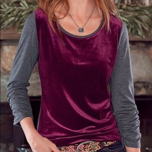 Sundance Velvet Tee Small